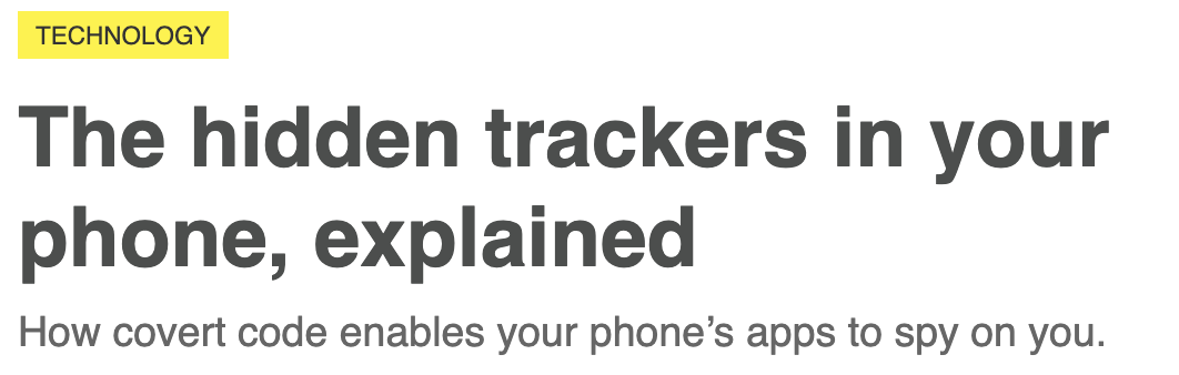 Hidden Trackers